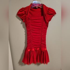 Girls Red Dress, size 10